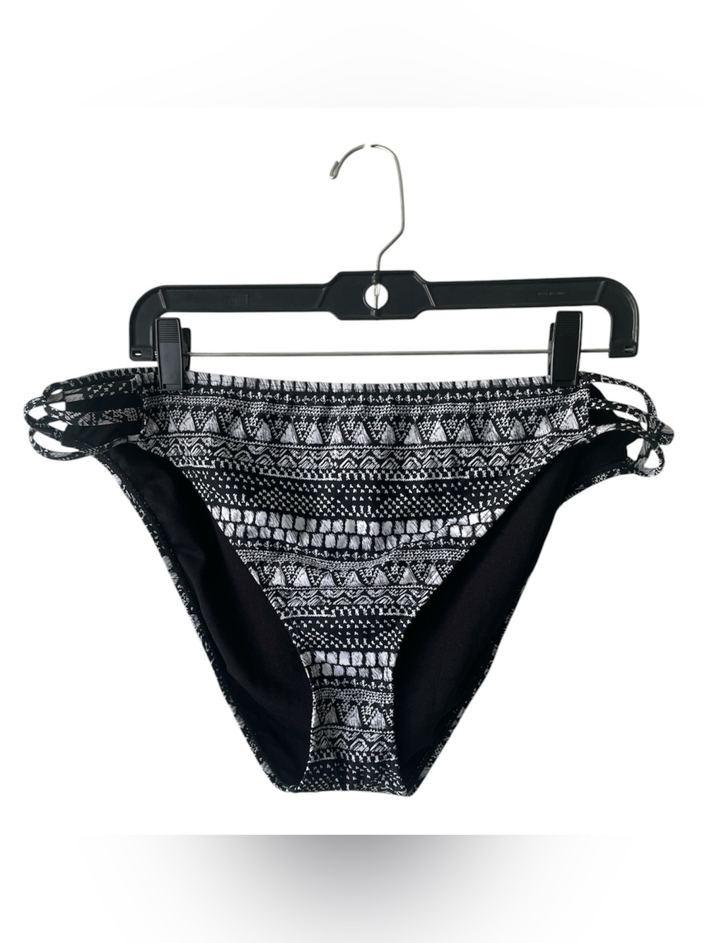 Joe Boxer Black and White Patterned Bikini Bottom